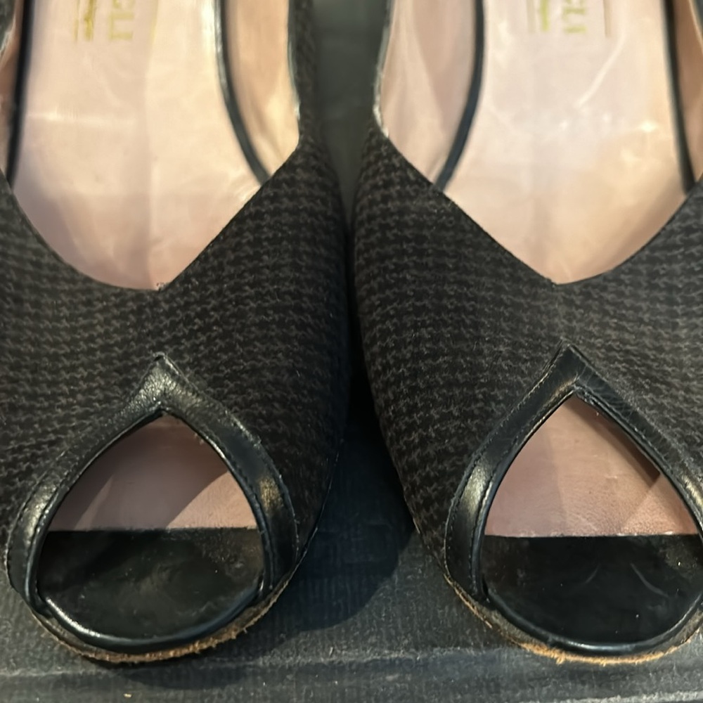 Vintage Bruno Magli black slingback heels size 9.5 - Picture 13 of 17